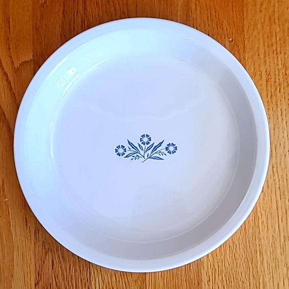 CLEARANCE Corningware Blue Cornflower 9.25" Pie Pan - Picture 2 of 5